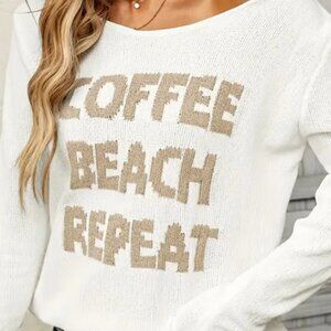 White Summer Sweater